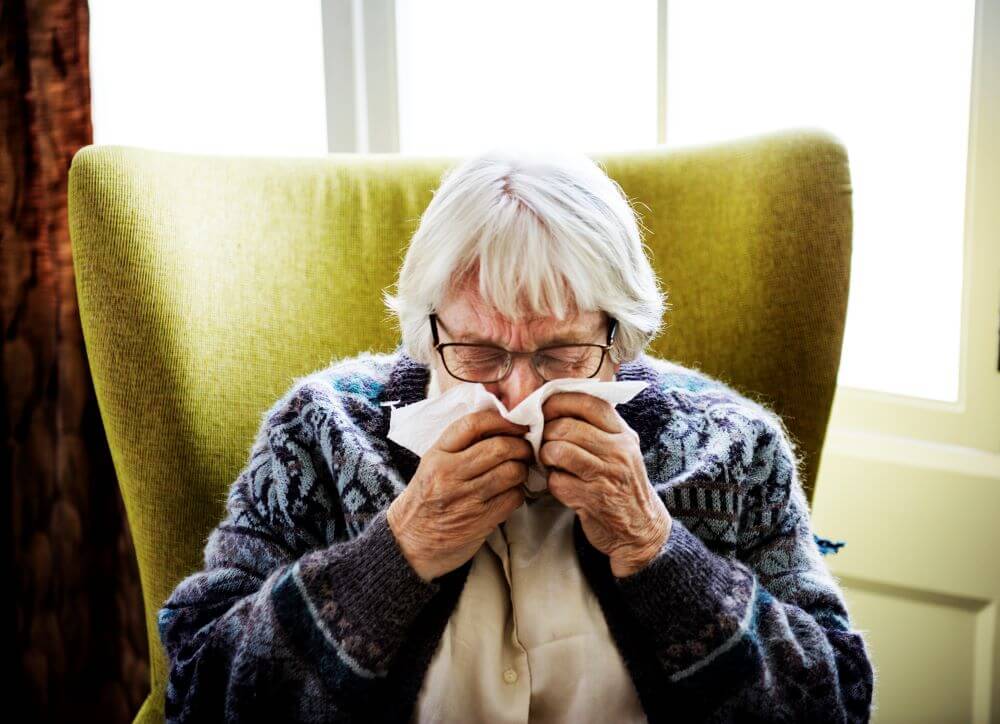Dementia care cold flu mobility